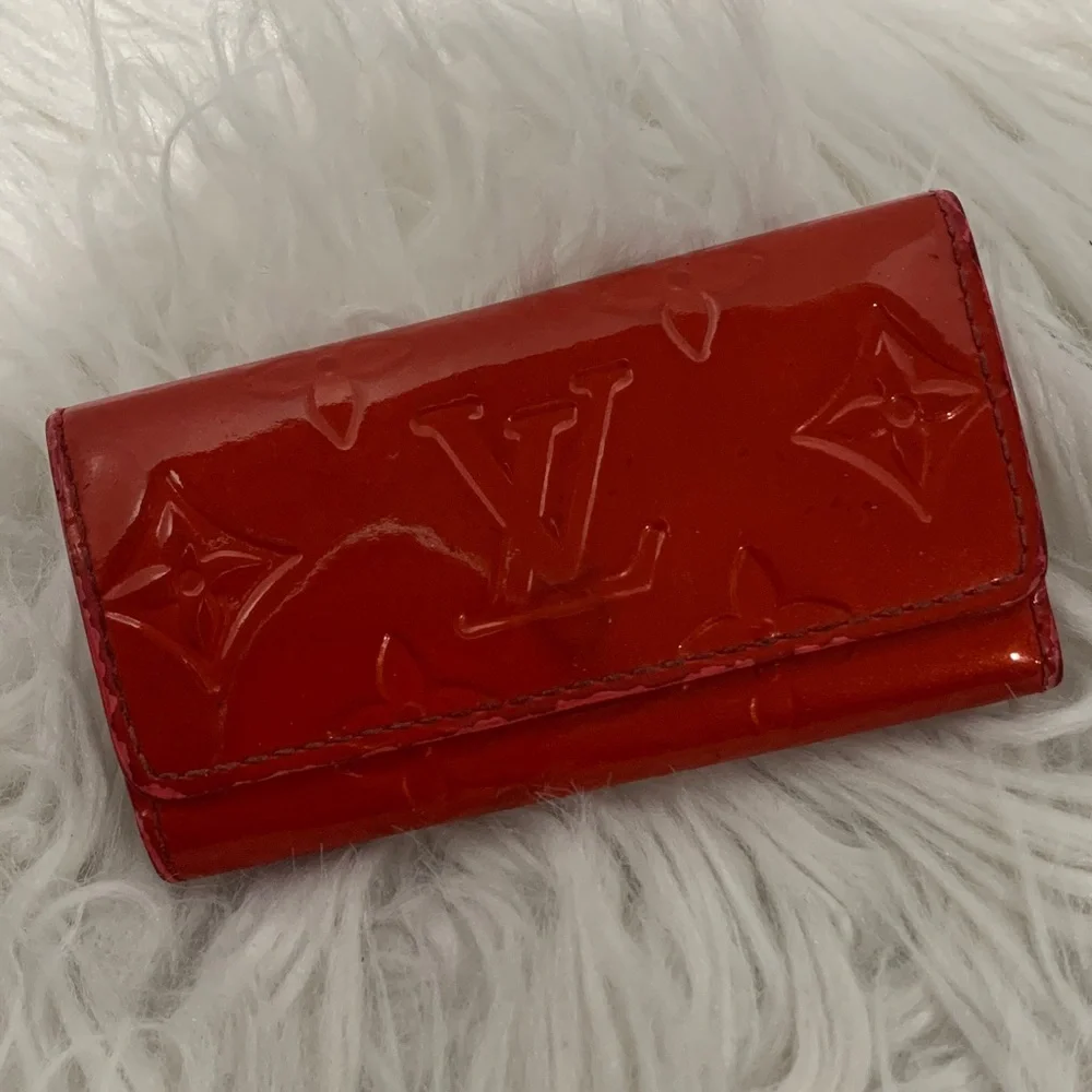 Louis Vuitton Cherry Red Patent Leather Key Holder